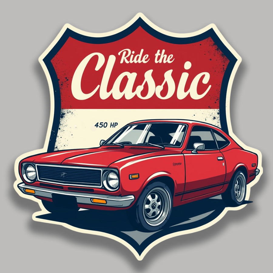 Ride the Classic 450 hp Sticker