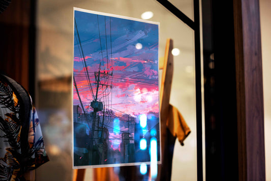 Painted Skies Poster