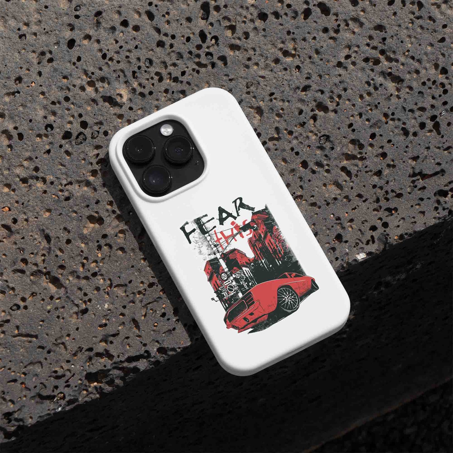 Red Car Sticker