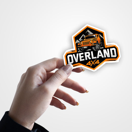 Overland 4x4 Car - Car Sticker