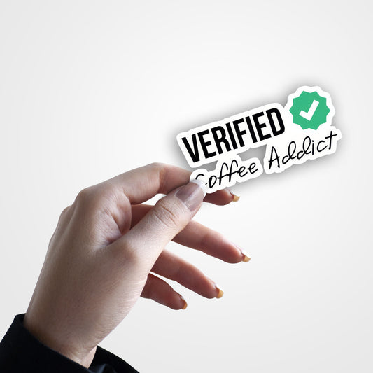 Verified Coffee Addict - Sticker