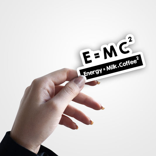 E = mc² - Engineering Sticker