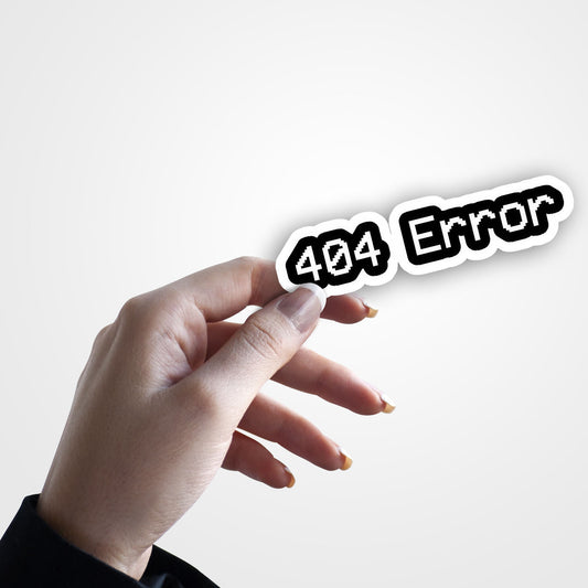 404 Error - Sticker