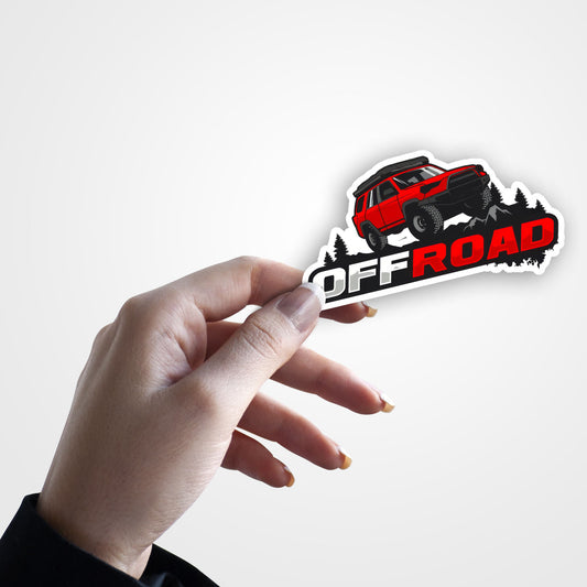 Off Road 4x4 Car - Car Sticker