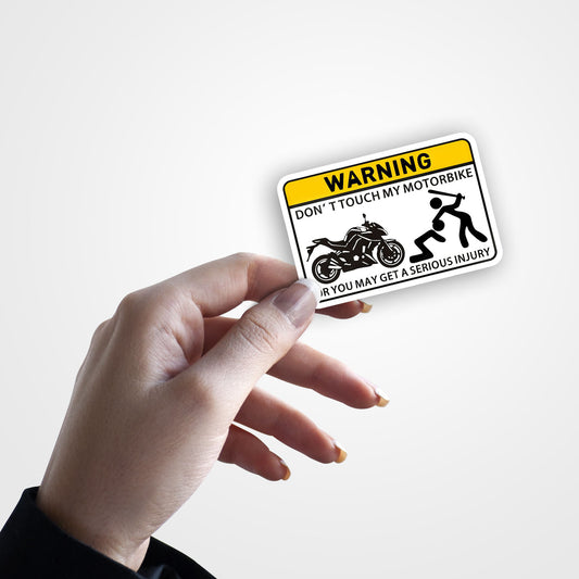 Don't Touch My Bike - Sticker