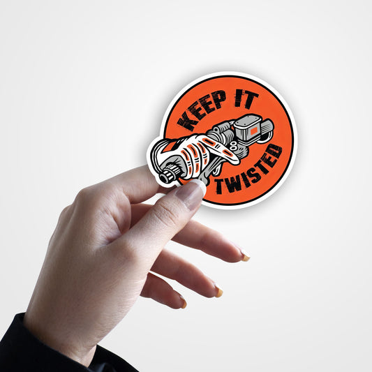 Keep It Twisted - Bike Sticker