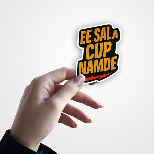 Cricket Team Slogan Sticker