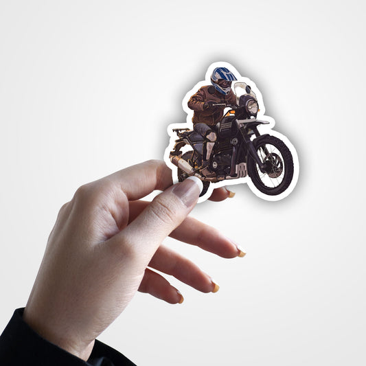 Adventure Touring Bike Sticker