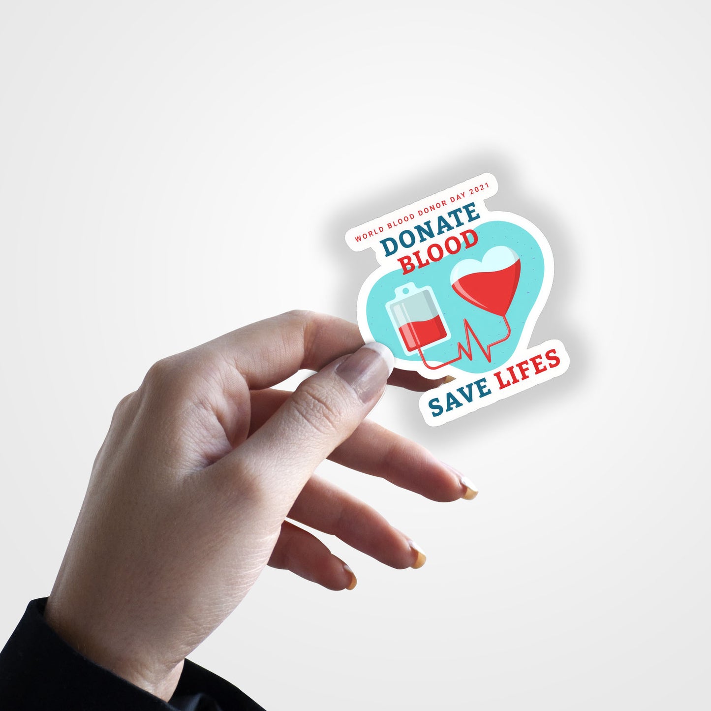 Donate Blood, Save Life - Sticker