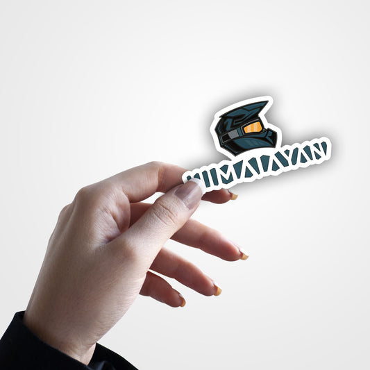 Adventure Helmet Sticker