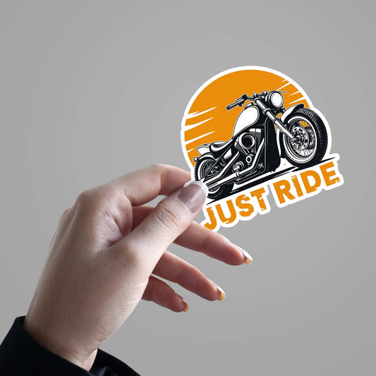 Just Ride - Cruiser Bike Sticker