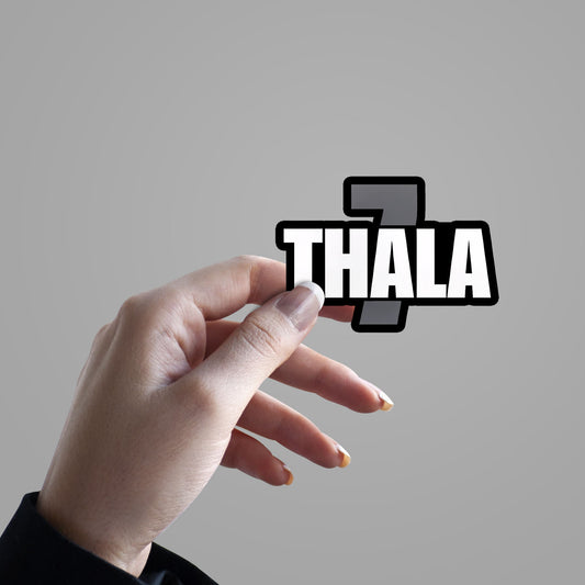 7 Thala MS Dhoni CSK - Cricket Sticker