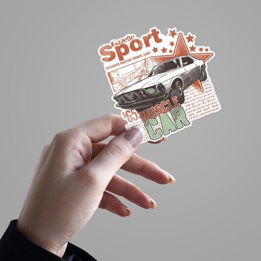 Muscle Car Sticker