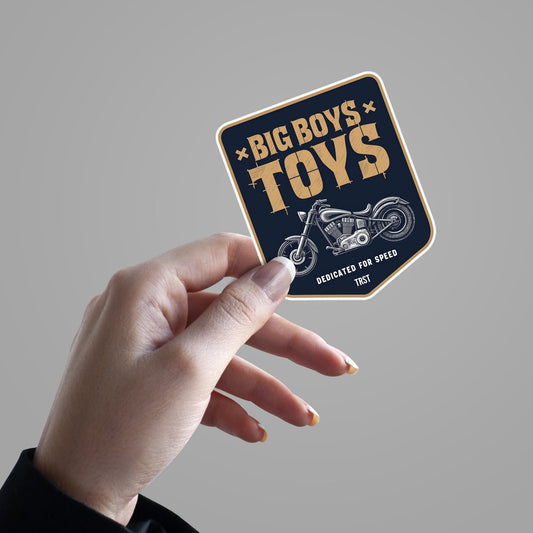 Big Boys Toys - Biker Sticker