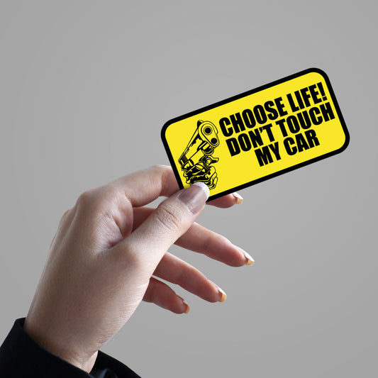 Don't Touch My Car Sticker