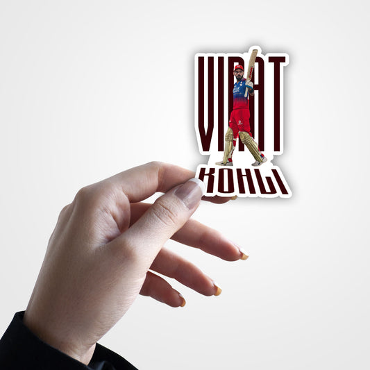 Virat Kholi - Cricket Sticker
