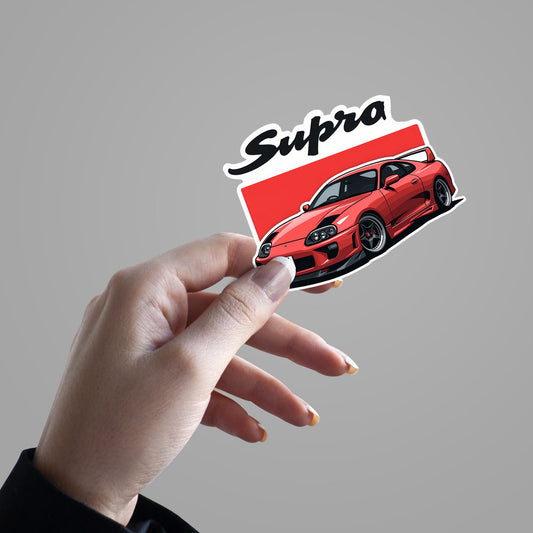 Supra Car Sticker