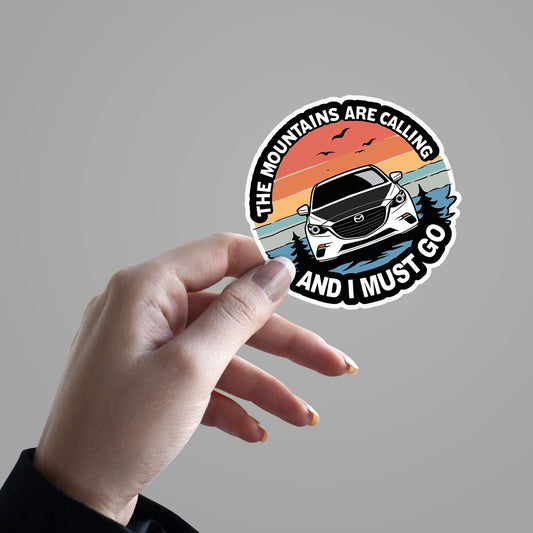 The Mountains are Calling Sticker