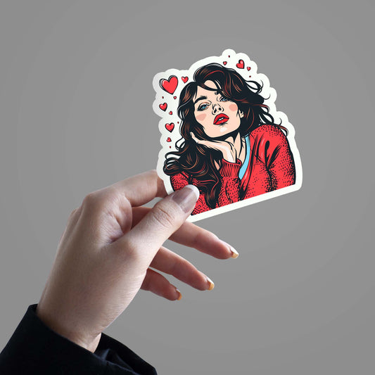 Romantic Vibes Art - Sticker