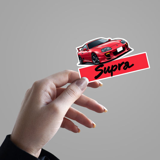 Supra Car Sticker