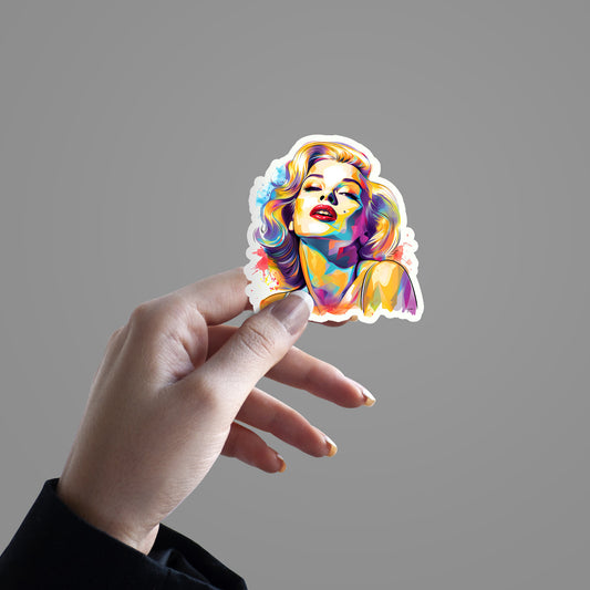 Vintage Glam Pop Art - Sticker