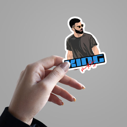 Virat King - Cricket Sticker