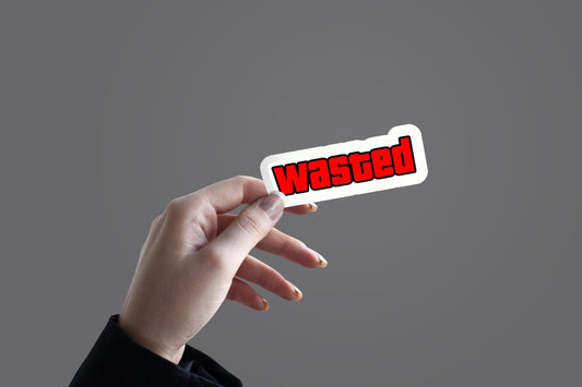 Wasted - Sticker