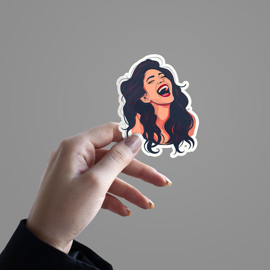 Crazy Glamour Art - Sticker