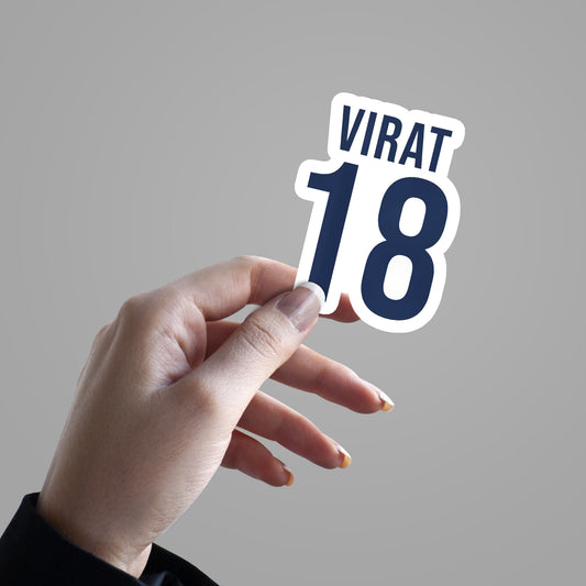 Virat 18 - Cricket Sticker