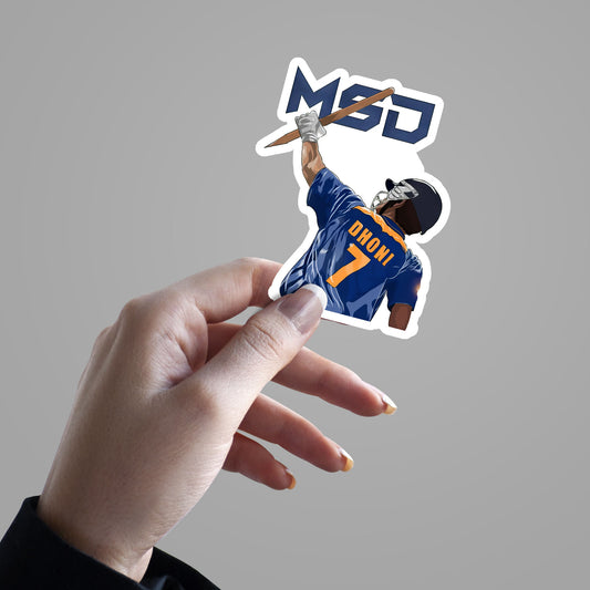 MSD CSK - Cricket Sticker