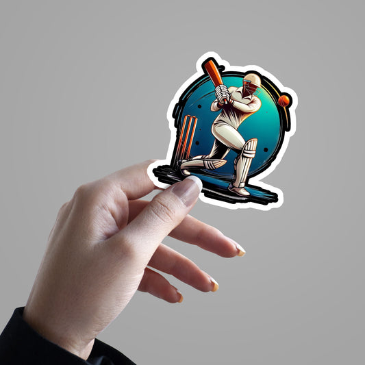 Batsman - Cricket Sticker