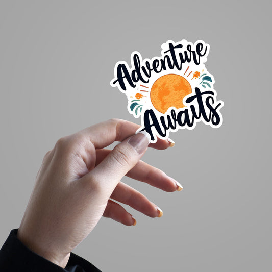 Adventure Awaits Sticker