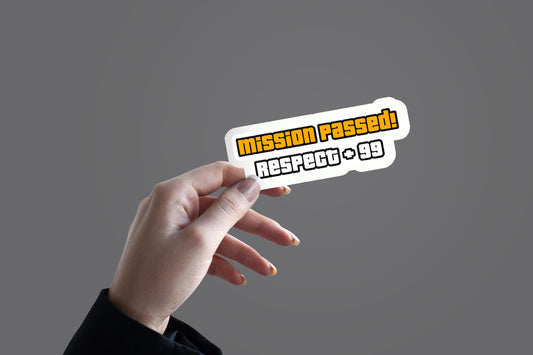 Mission passed Respect - Sticker