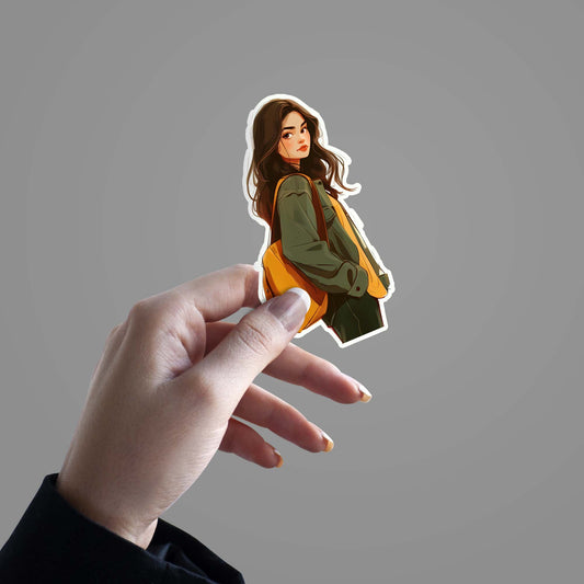 College Girl - Sticker