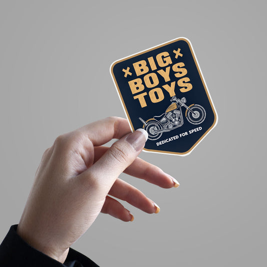 Big Boys Toys - Biker Sticker