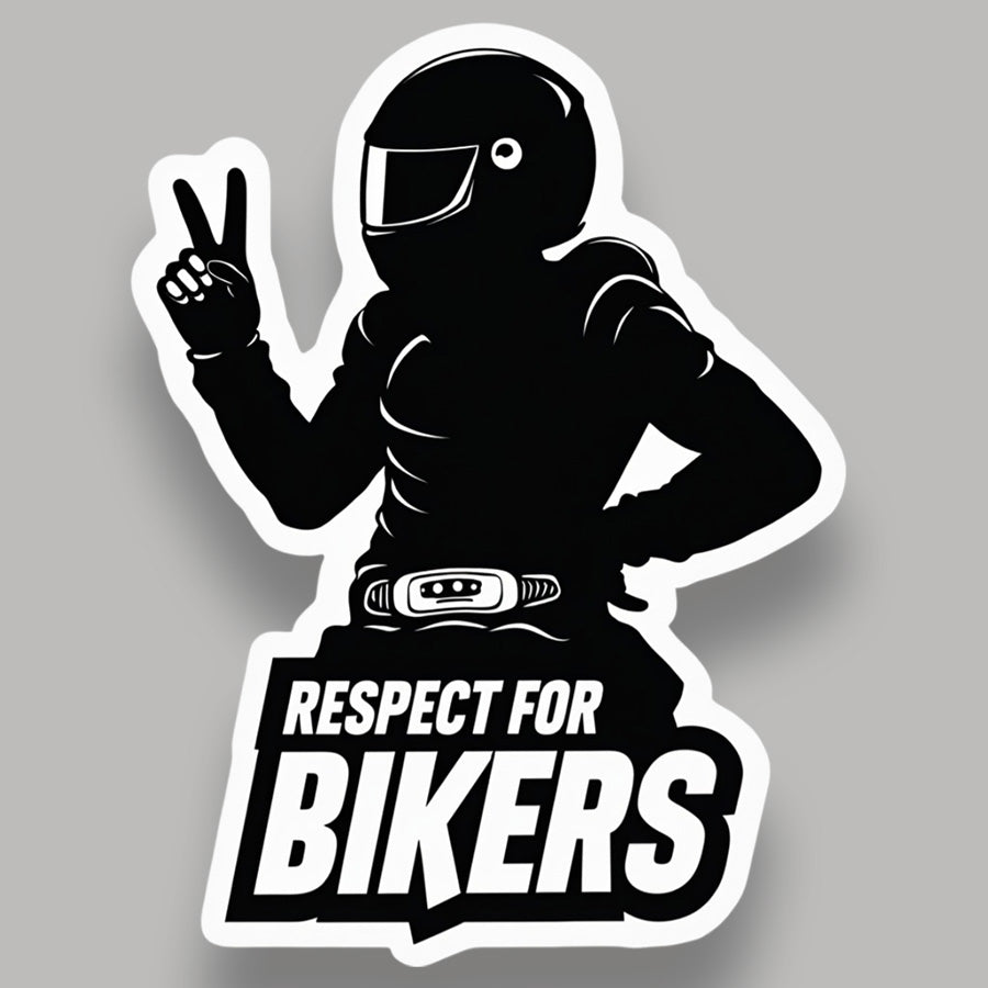 Respect for Biker Sticker