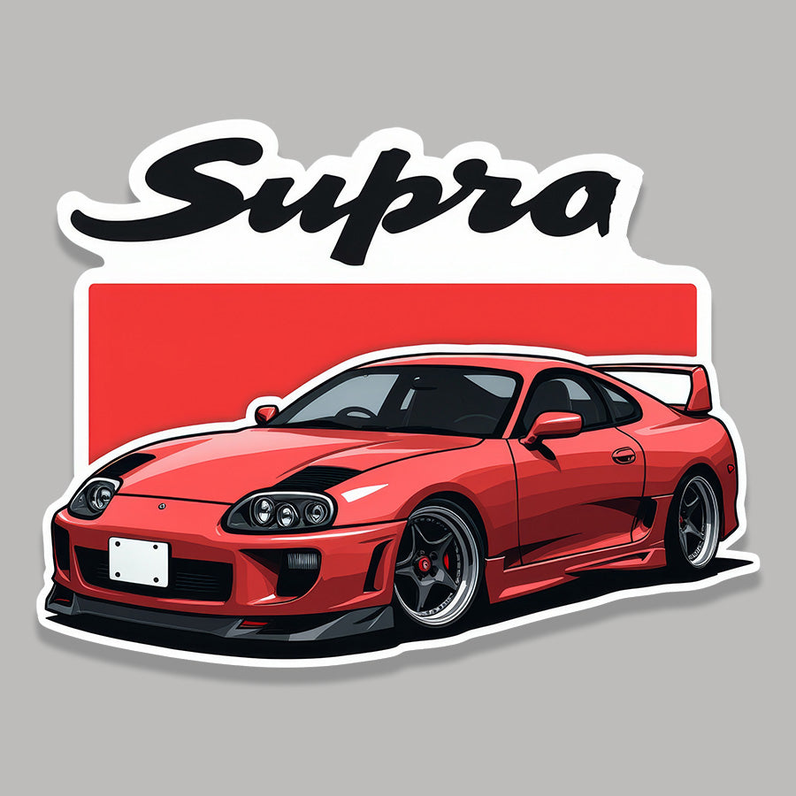 Supra Car Sticker