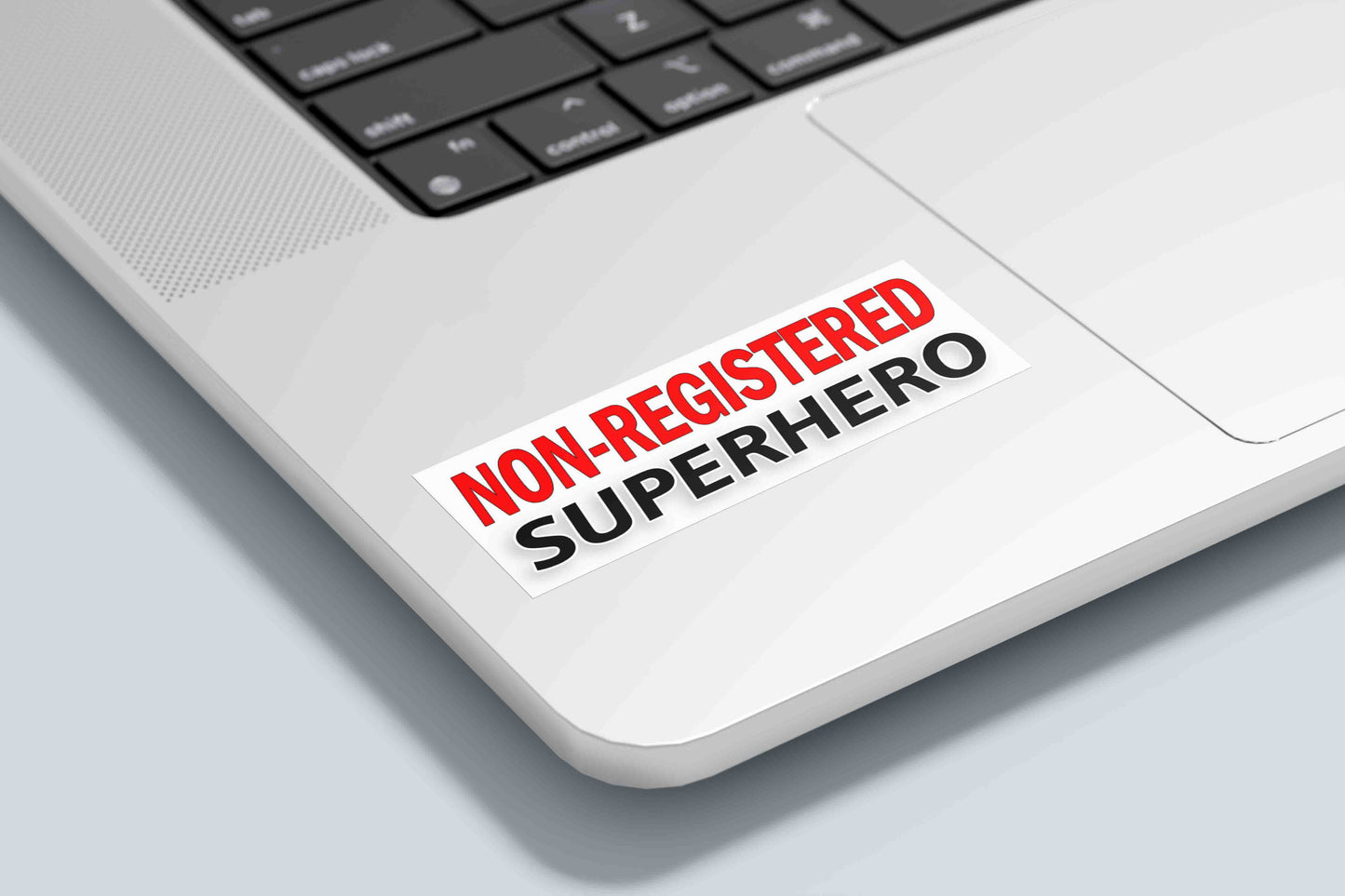Non Registered Superhero Sticker