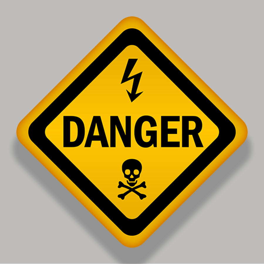 Hazard Signs - Stickers Pack