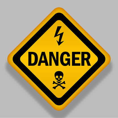 Hazard Signs - Stickers Pack