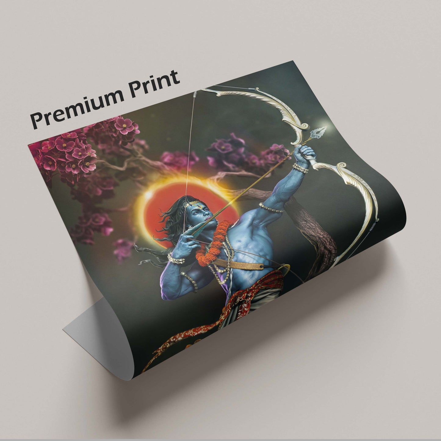 Shri Krishna Divine Warrior - Poster