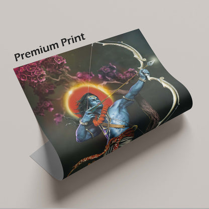 Shri Krishna Divine Warrior - Poster