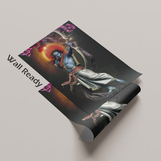 Shri Krishna Divine Warrior - Poster