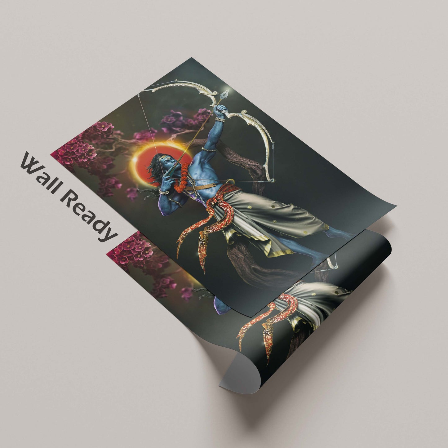 Shri Krishna Divine Warrior - Poster