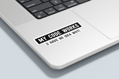 My Code Works! I have no idea why Sticker