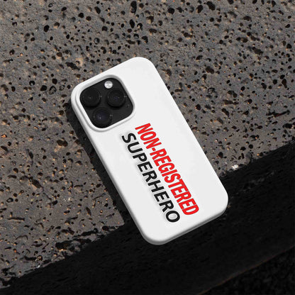 Non Registered Superhero Sticker