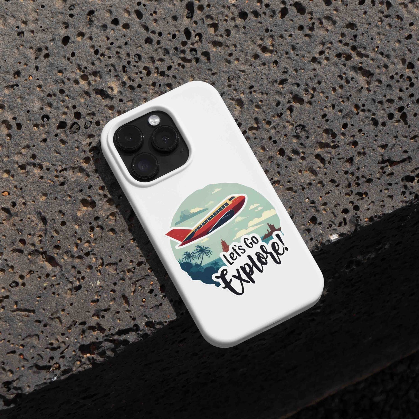 Let's Go Explore Sticker