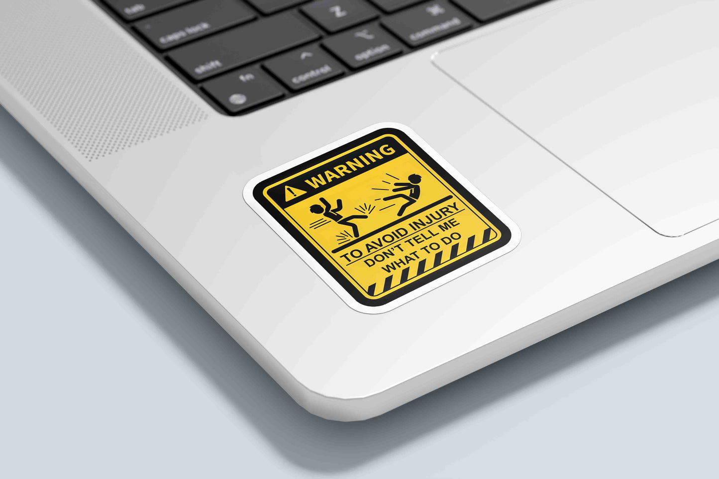 To Avoid Injury - Warning Sticker