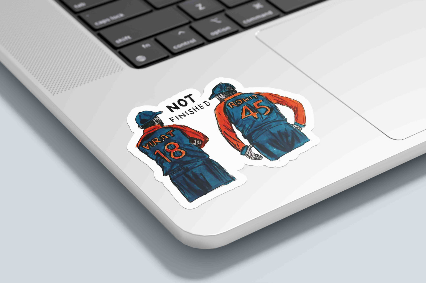 Not Finished, Virat and Rohit - Cricket Sticker