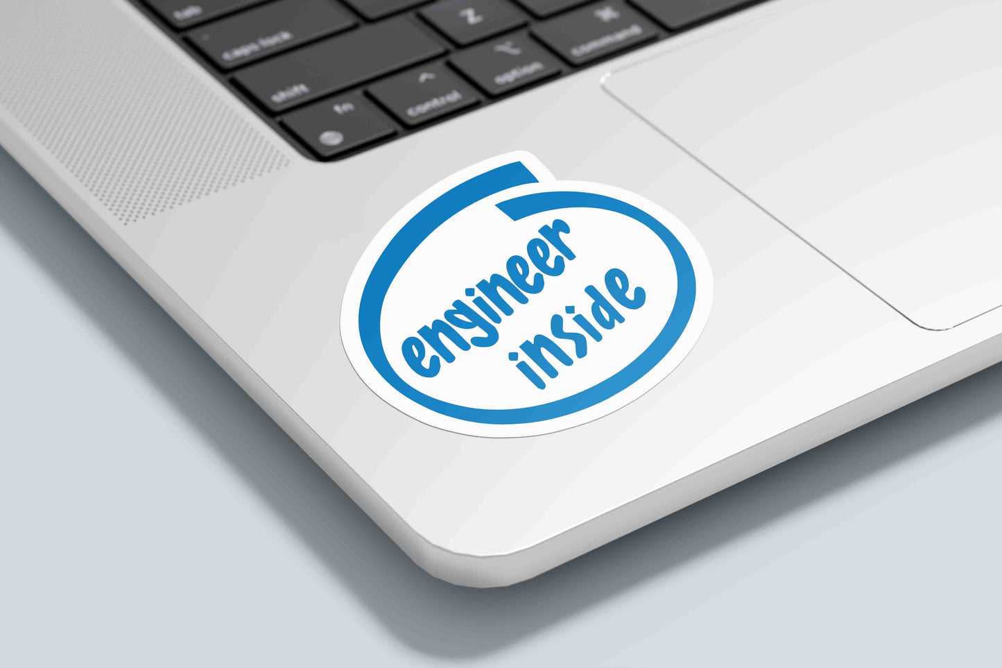 Engineer Inside Car Sticker (Blue)